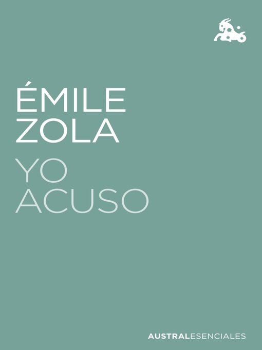 Title details for Yo acuso by Émile Zola - Wait list